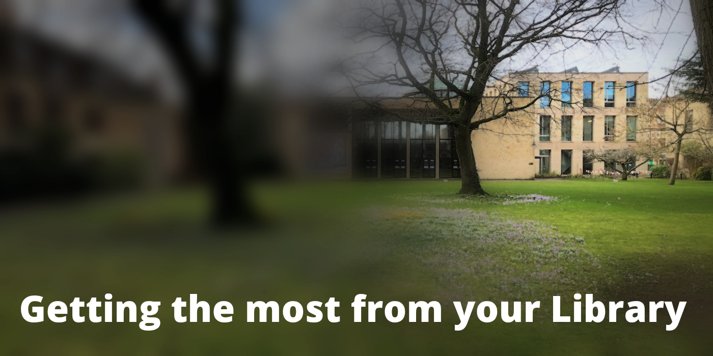 An image of Hartland House with the text "Getting the most from your library". Links to Library Refreshers page.